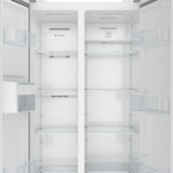 15.6 Cu. Ft. 33-Inch Side-by-Side Refrigerator with Manual Twist Ice Maker, White