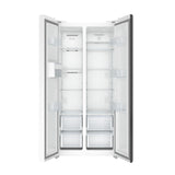 15.6 Cu. Ft. 33-Inch Side-by-Side Refrigerator with Manual Twist Ice Maker, White