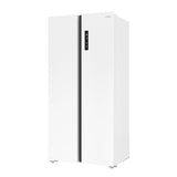 15.6 Cu. Ft. 33-Inch Side-by-Side Refrigerator with Manual Twist Ice Maker, White