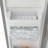 15.6 Cu. Ft. 33-Inch Side-by-Side Refrigerator with Manual Twist Ice Maker, Stainless Steel