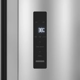 20 Cu. Ft. 35.5-Inch Side-by-Side Refrigerator with Manual Twist Ice Maker, Stainless Steel