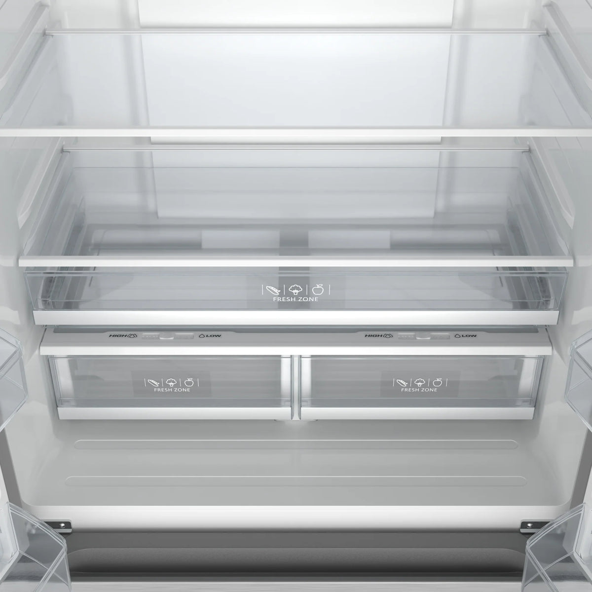 KoolMore 20.3 Cu. Ft. 36-Inch French Door Refrigerator with Automatic Ice Maker, Stainless Steel