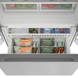 KoolMore 20.3 Cu. Ft. 36-Inch French Door Refrigerator with Automatic Ice Maker, Stainless Steel