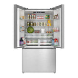 KoolMore 20.3 Cu. Ft. 36-Inch French Door Refrigerator with Automatic Ice Maker, Stainless Steel