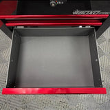 Boxo Pro Series | 28" 3-Drawer Flip-Top Service Cart with Quick Service Master Tool Set