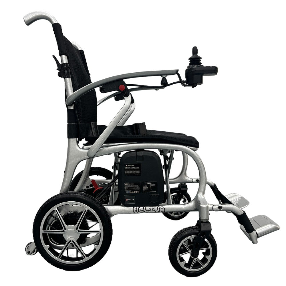 Helium 26 lbs Carbon Fiber Foldable Power Wheelchair