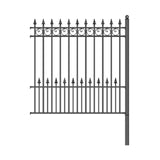 Aleko 2-Panel Fence Kit – PRAGUE Style – 8x5 ft. Each