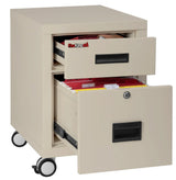 FireKing Mobile Pedestal Legal/Letter File Cabinet - 1-Hour Fire Rated