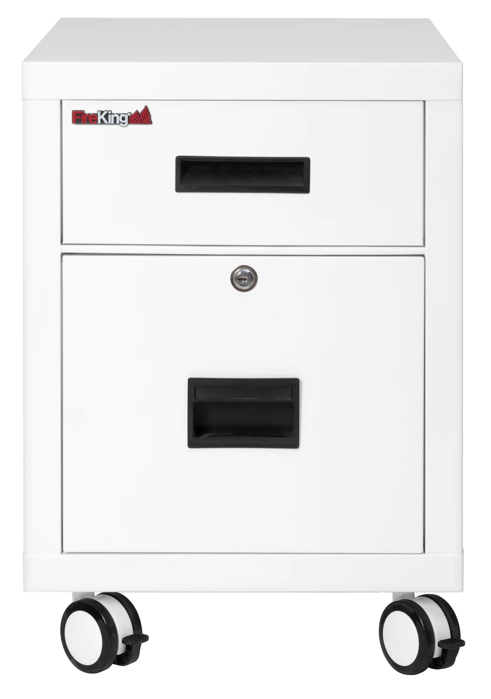 FireKing Mobile Pedestal Legal/Letter File Cabinet - 1-Hour Fire Rated