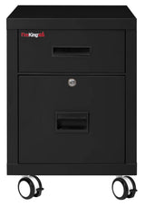 FireKing Mobile Pedestal Legal/Letter File Cabinet - 1-Hour Fire Rated