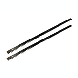 Aleko Steel Gear Rack - 3.3 Feet - Set of 2