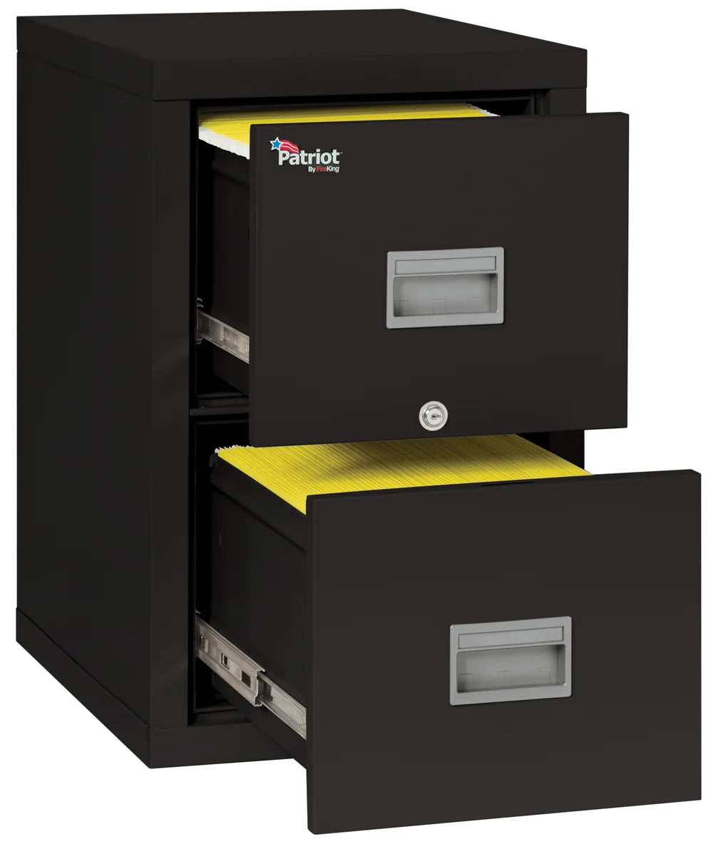 FireKing Patriot 2-Drawer 31" Deep 1-Hour Rated Fireproof File Cabinet, Legal