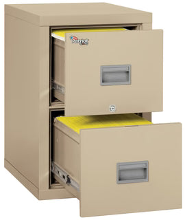 FireKing Patriot 2-Drawer 31" Deep 1-Hour Rated Fireproof File Cabinet, Legal