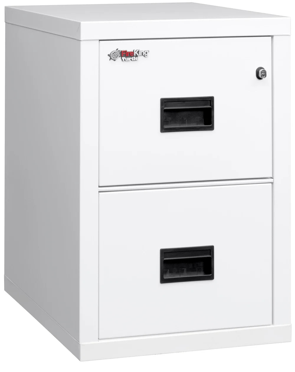 FireKing Turtle 2-Drawer 22" Deep 1-Hour Rated Fireproof File Cabinet, Letter & Legal