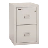 FireKing Turtle 2-Drawer 22" Deep 1-Hour Rated Fireproof File Cabinet, Letter & Legal