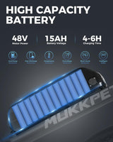 Mukkpet Suburban 750W Fat Tire Electric Bike