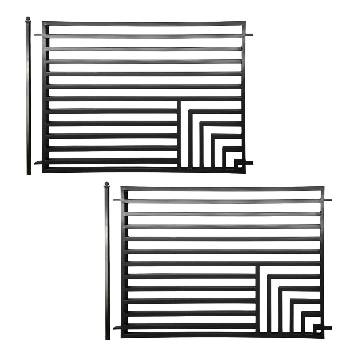 Aleko 2-Panel Fence Kit – FLORENCE Style – 8x5 ft.
