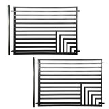 Aleko 2-Panel Fence Kit – FLORENCE Style – 8x5 ft.