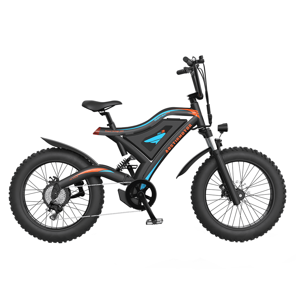 AOSTIRMOTOR S18-MINI Fat Tire Mountain E-Bike | 500 Watt | 48V | Electric Bike