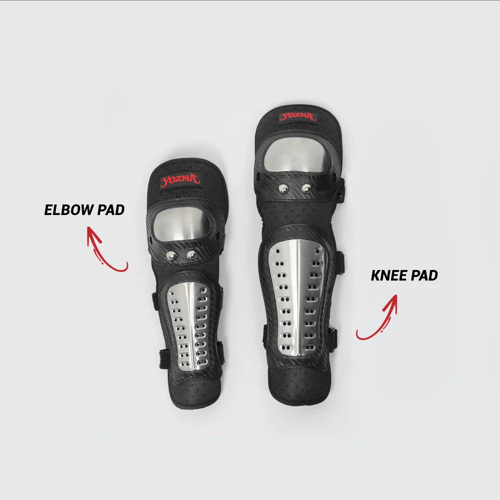 Yozma Elbow & Knee Pads Set – Protective Riding Gear