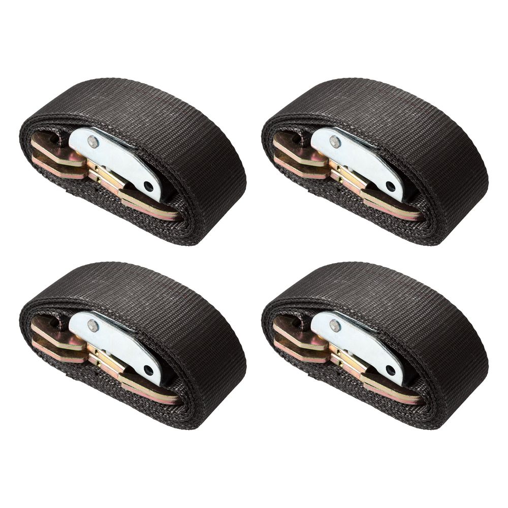 2" x 6' Cam Buckle Tie-Down Strap w/Snap Hook Ends
