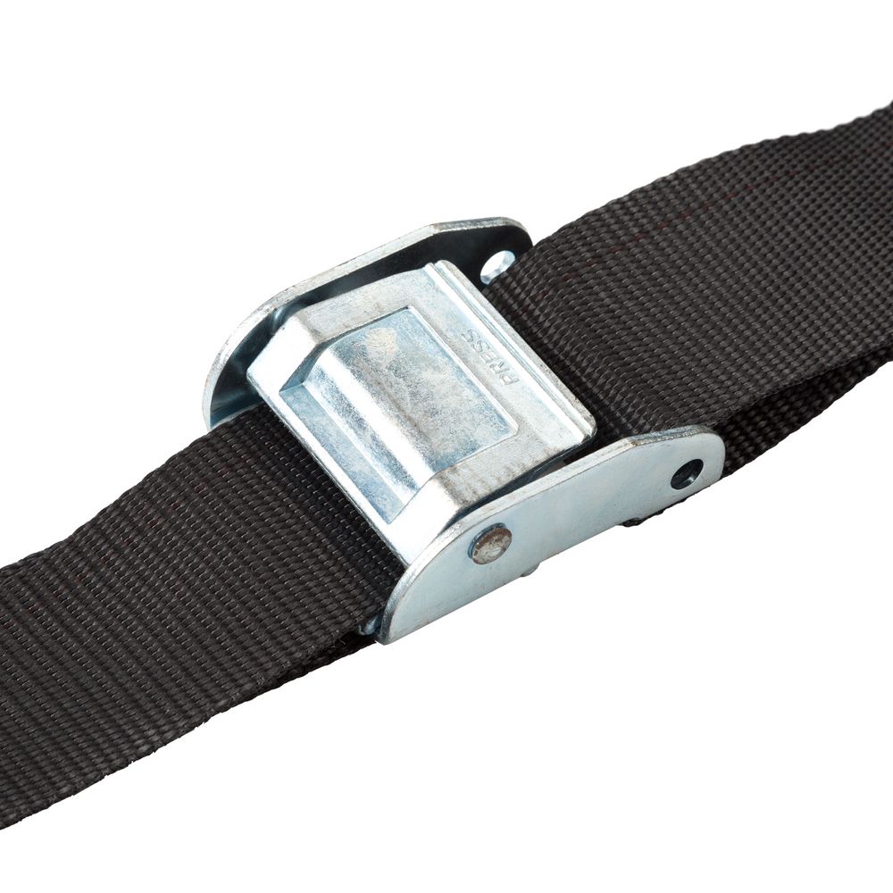 2" x 6' Cam Buckle Tie-Down Strap w/Snap Hook Ends