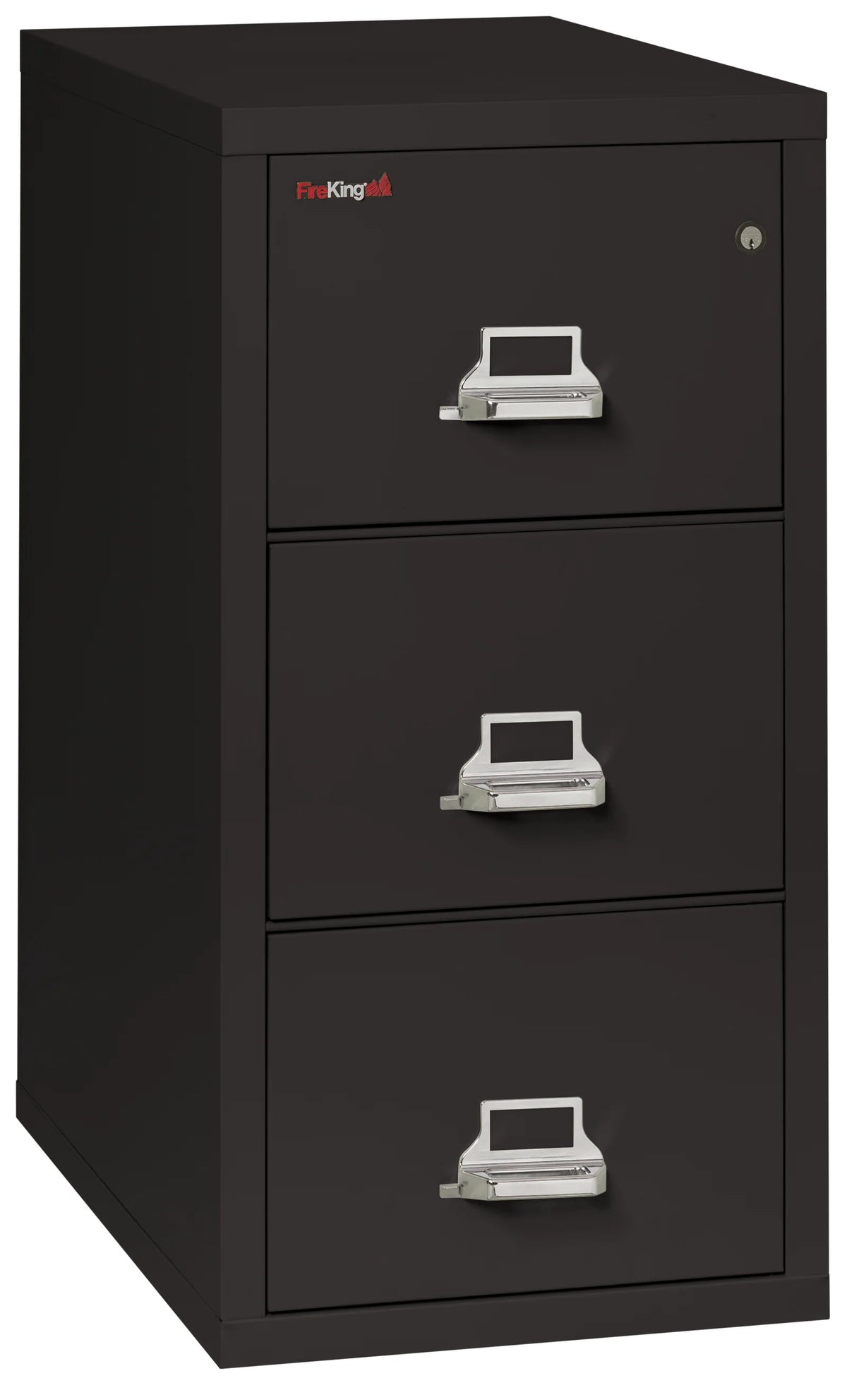 FireKing 3-Drawer 31" Deep 1-Hour Rated Fireproof File Cabinet, Letter