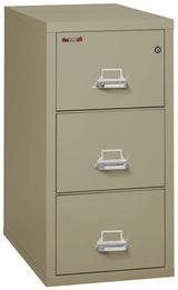 FireKing 3-Drawer 31" Deep 1-Hour Rated Fireproof File Cabinet, Letter