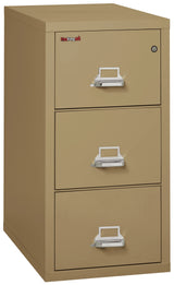 FireKing 3-Drawer 31" Deep 1-Hour Rated Fireproof File Cabinet, Letter