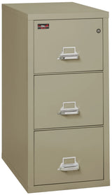 FireKing 3-Drawer 31" Deep 2-Hour Rated Fireproof File Cabinet, Letter