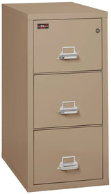 FireKing 3-Drawer 31" Deep 2-Hour Rated Fireproof File Cabinet, Letter