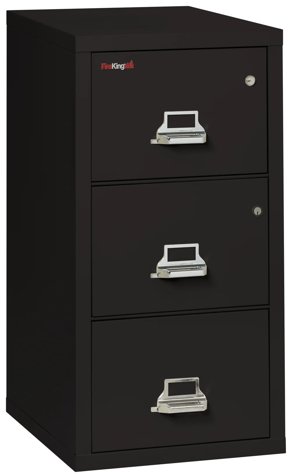 FireKing Safe-In-A-File 3-Drawer 31" Deep 1-Hour Rated Fireproof File Cabinet, Legal