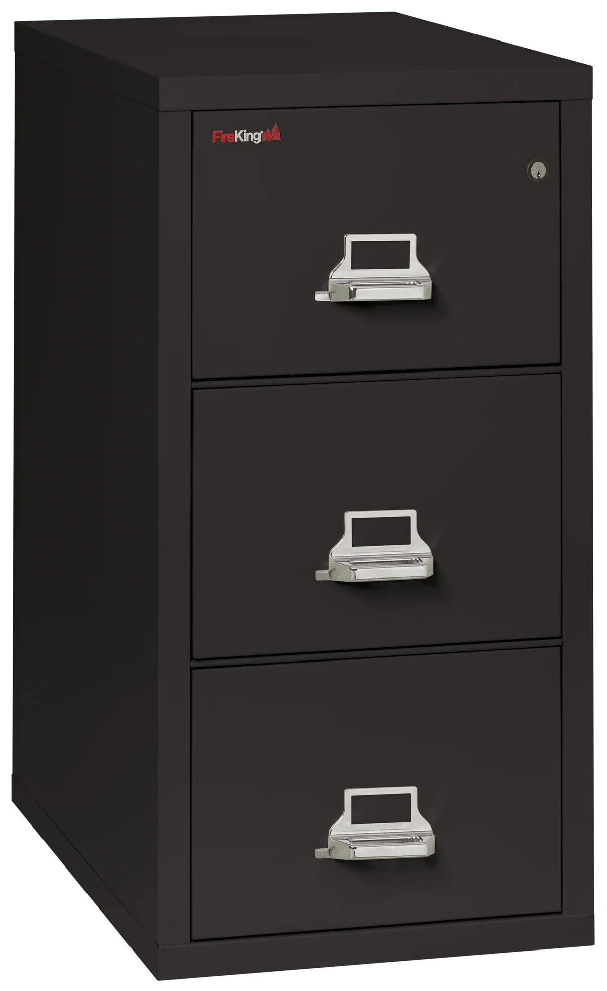 FireKing 3-Drawer 31" Deep 1-Hour Rated Fireproof File Cabinet, Legal
