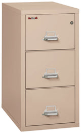 FireKing 3-Drawer 31" Deep 1-Hour Rated Fireproof File Cabinet, Legal