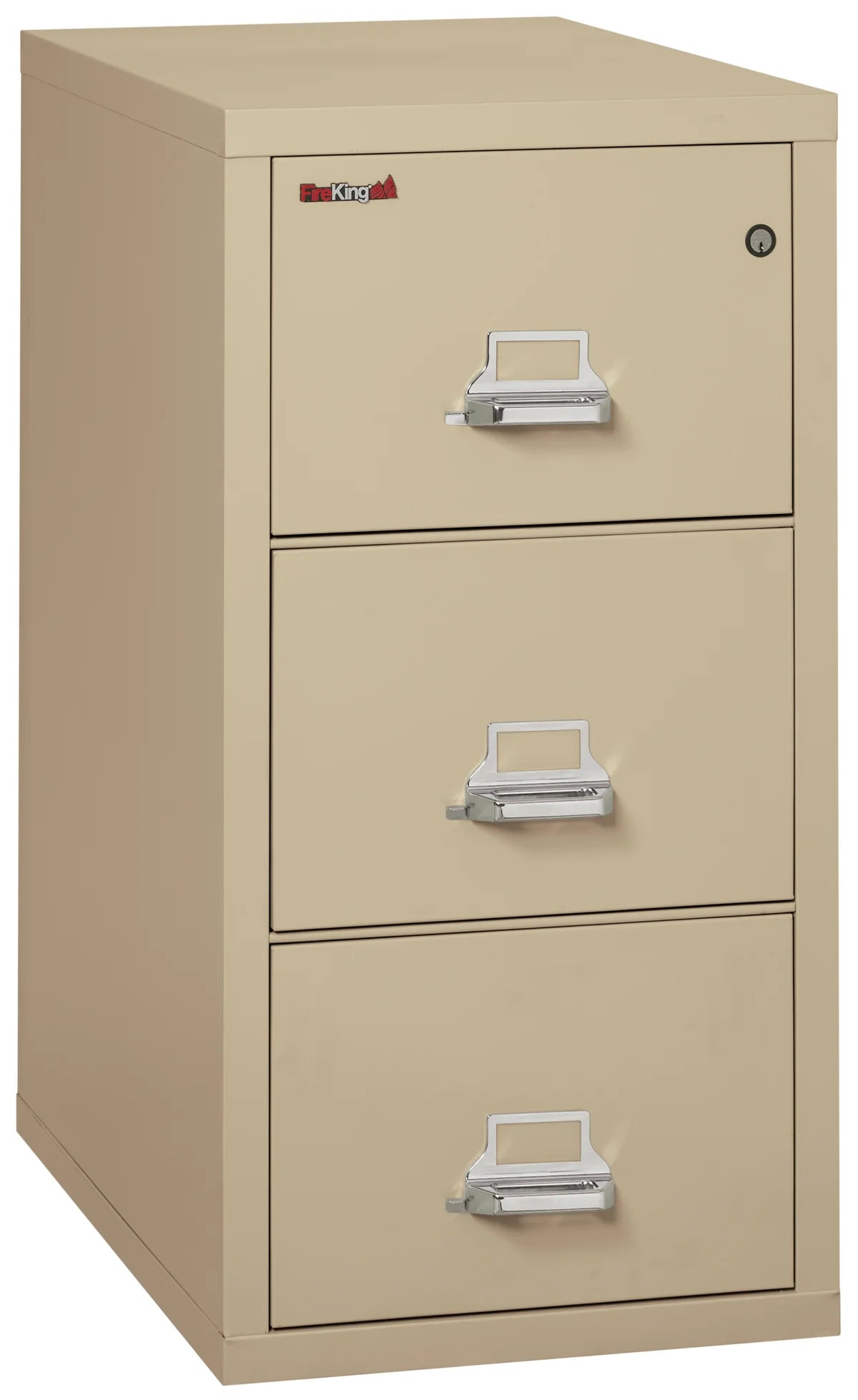 FireKing 3-Drawer 31" Deep 1-Hour Rated Fireproof File Cabinet, Legal