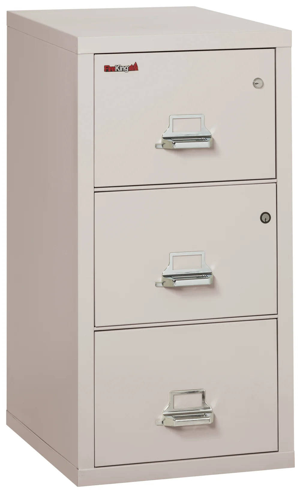 FireKing Safe-In-A-File 3-Drawer 31" Deep 1-Hour Rated Fireproof File Cabinet, Legal