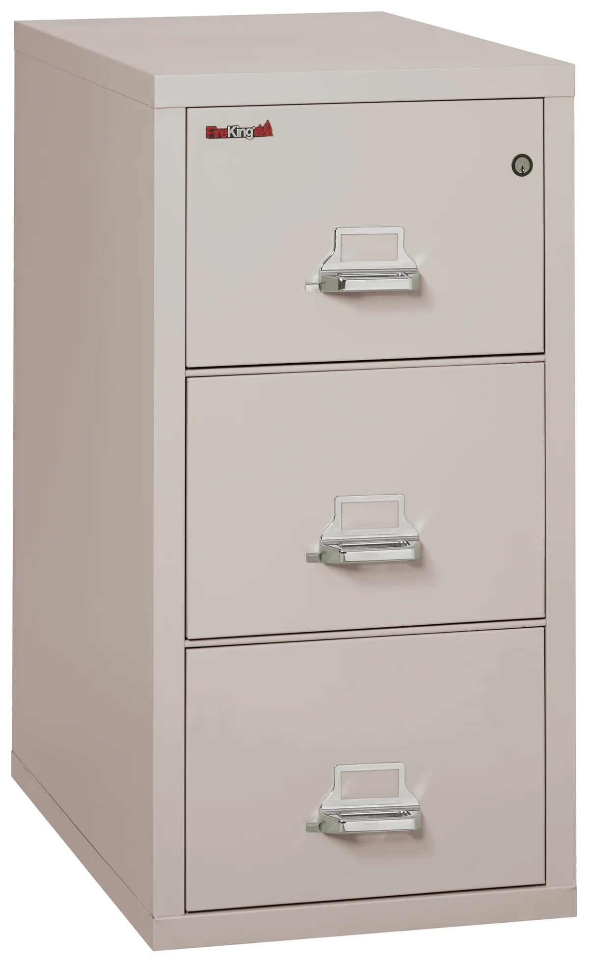FireKing 3-Drawer 31" Deep 1-Hour Rated Fireproof File Cabinet, Legal