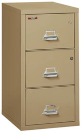 FireKing Safe-In-A-File 3-Drawer 31" Deep 1-Hour Rated Fireproof File Cabinet, Legal
