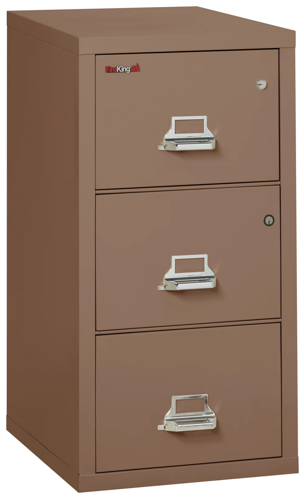 FireKing Safe-In-A-File 3-Drawer 31" Deep 1-Hour Rated Fireproof File Cabinet, Legal