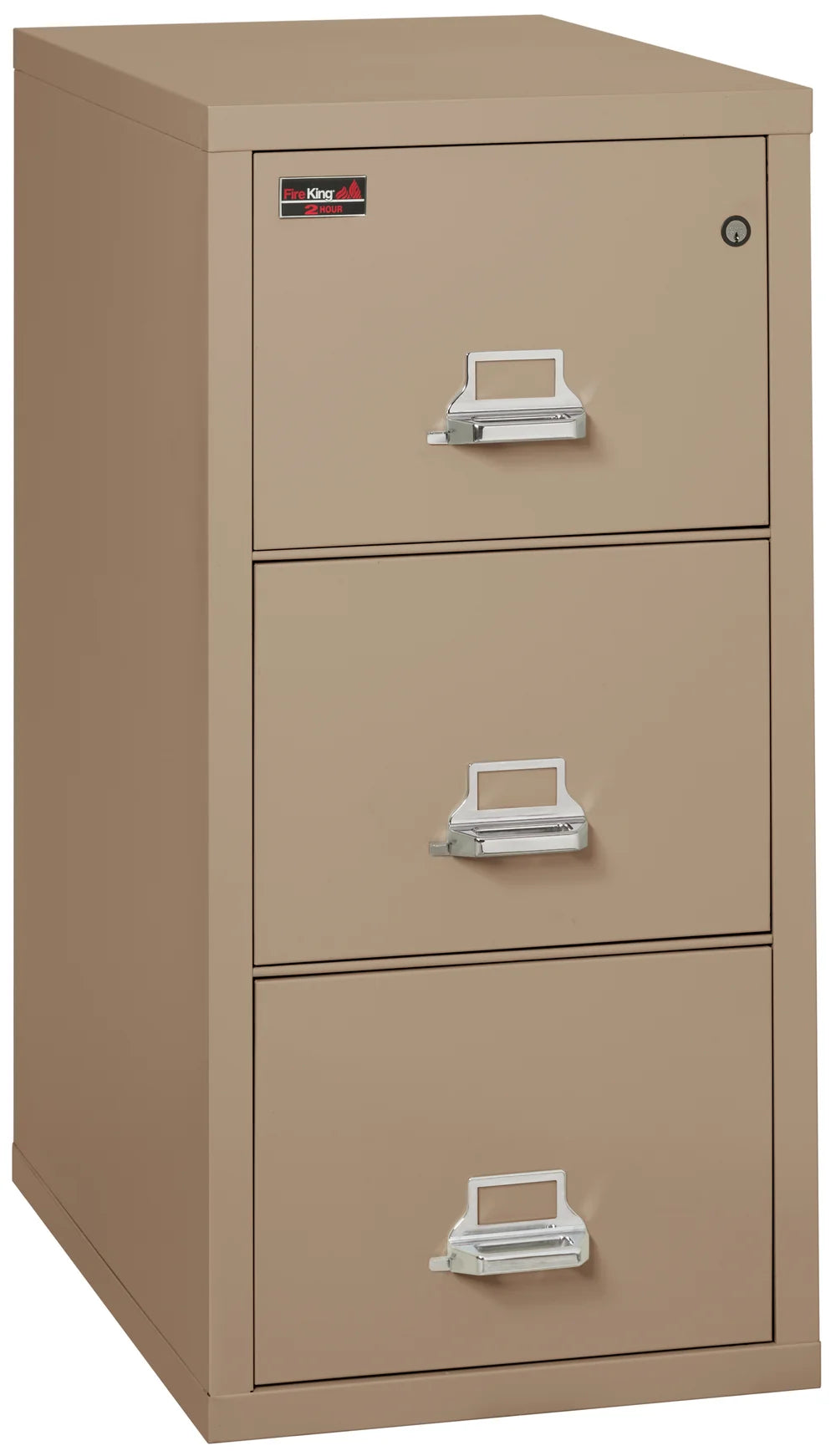 FireKing 3-Drawer 31" Deep 2-Hour Rated Fireproof File Cabinet, Legal