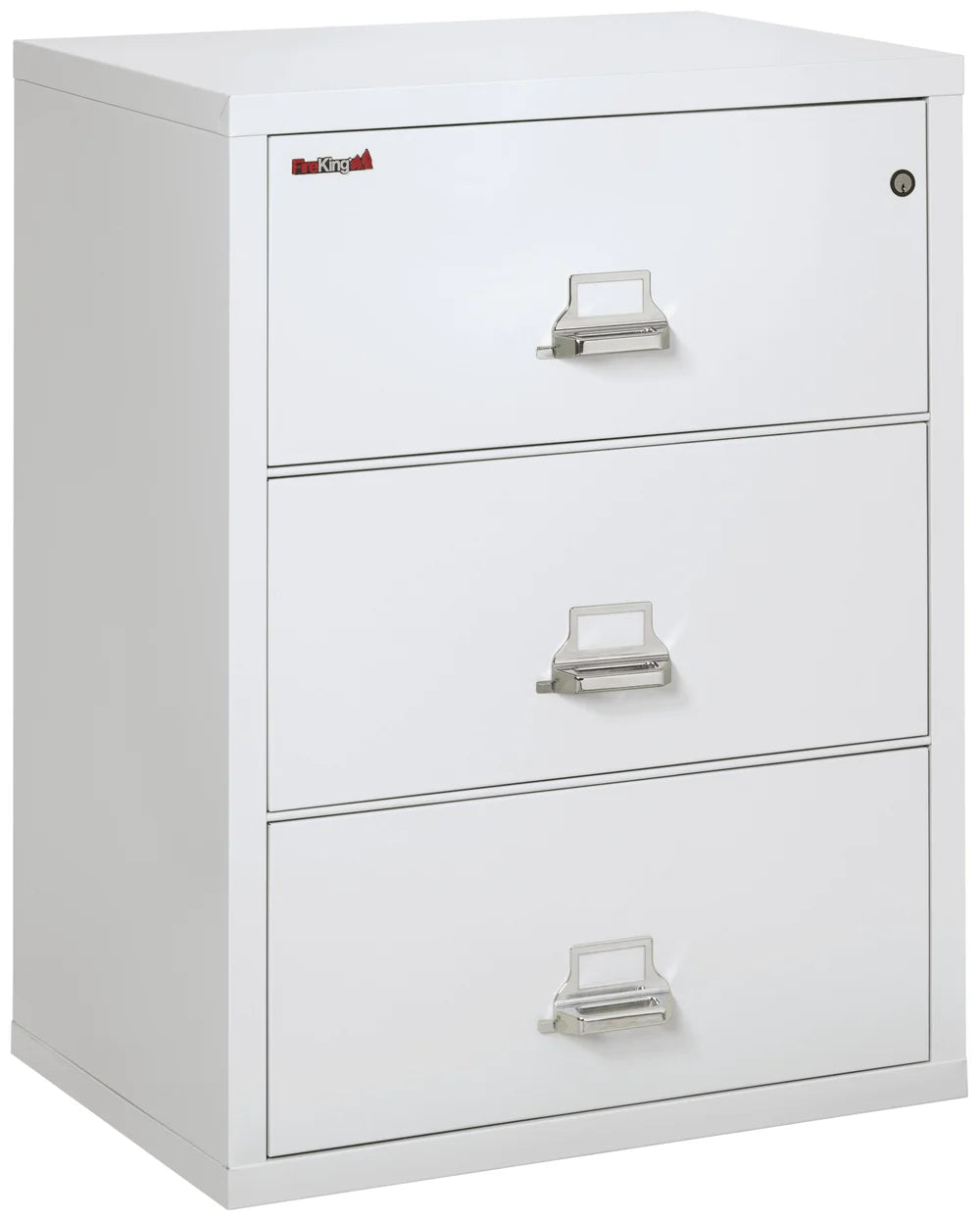 FireKing 3-Drawer 31" Wide 1-Hour Rated Lateral Fireproof File Cabinet