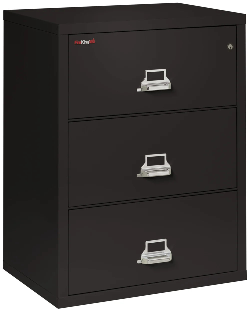 FireKing 3-Drawer 31" Wide 1-Hour Rated Lateral Fireproof File Cabinet