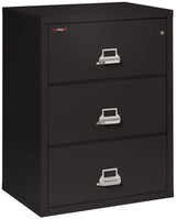 FireKing 3-Drawer 31" Wide 1-Hour Rated Lateral Fireproof File Cabinet
