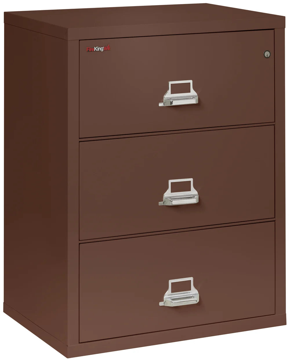 FireKing 3-Drawer 31" Wide 1-Hour Rated Lateral Fireproof File Cabinet