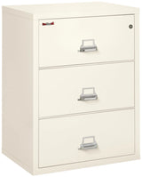 FireKing 3-Drawer 31" Wide 1-Hour Rated Lateral Fireproof File Cabinet
