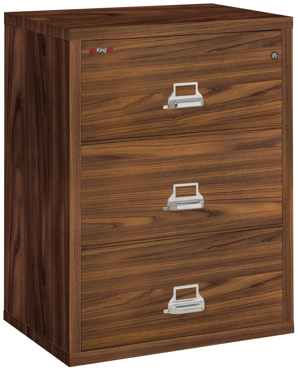 FireKing 3-Drawer 31" Wide 1-Hour Rated Lateral Fireproof File Cabinet