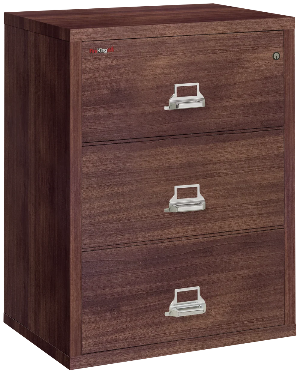 FireKing 3-Drawer 31" Wide 1-Hour Rated Lateral Fireproof File Cabinet