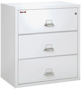 FireKing 3-Drawer 38" Wide 1-Hour Rated Lateral Fireproof File Cabinet