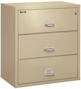 FireKing 3-Drawer 38" Wide 1-Hour Rated Lateral Fireproof File Cabinet