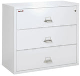 FireKing 3-Drawer 44" Wide 1-Hour Rated Lateral Fireproof File Cabinet